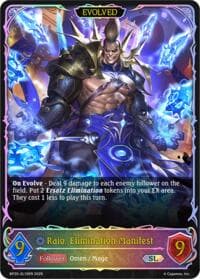 Raio, Elimination Manifest (Evolved) (SL)