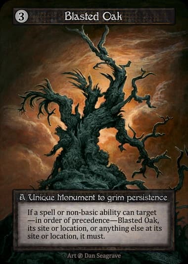 Blasted Oak