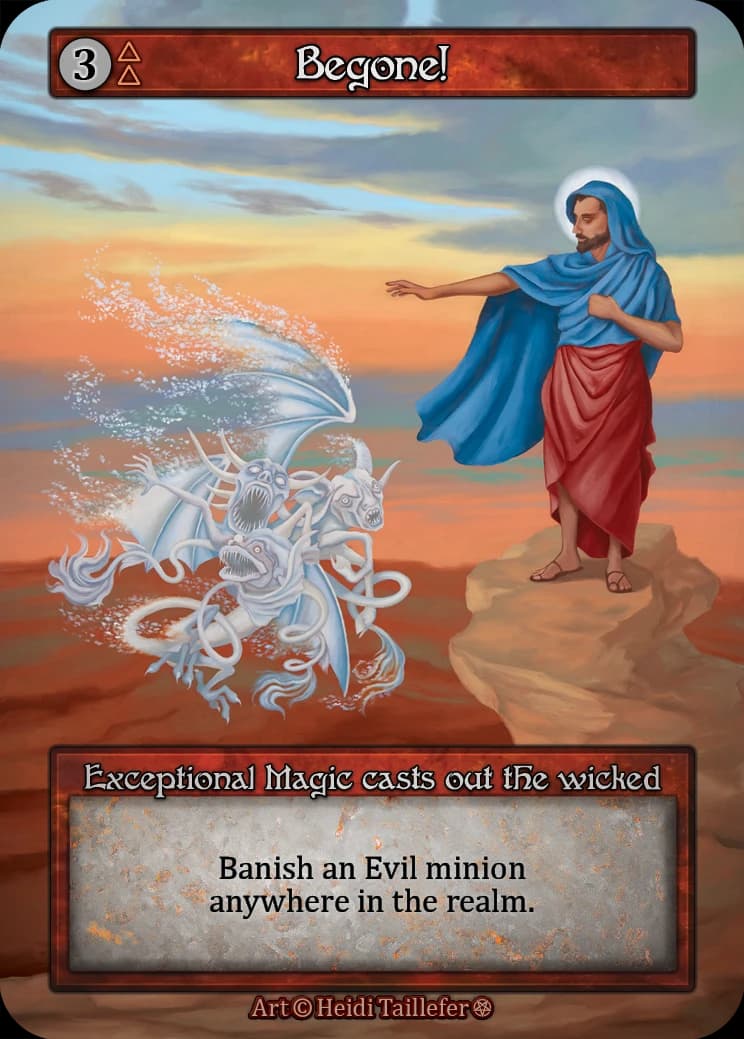 Begone!