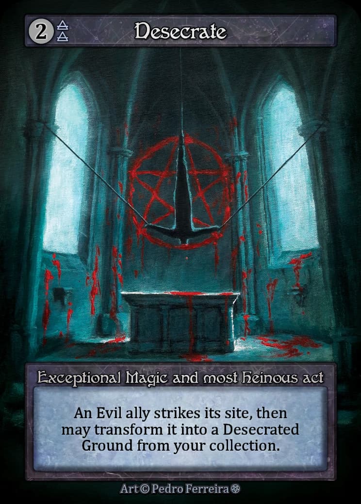 Desecrate
