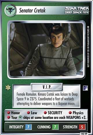 Senator Cretak *VP