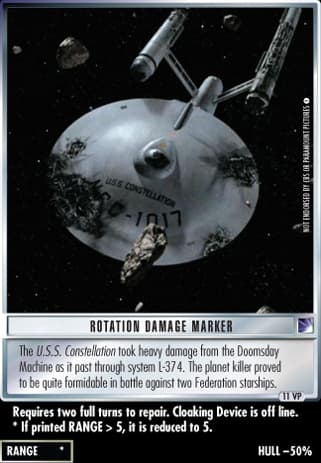 Rotation Damage Marker (The Wrath of Khan)