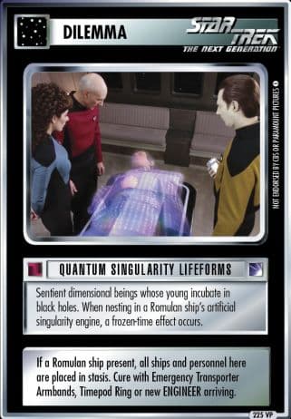 Quantum Singularity Lifeforms *VP