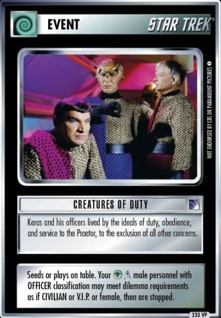 Creatures of Duty *VP