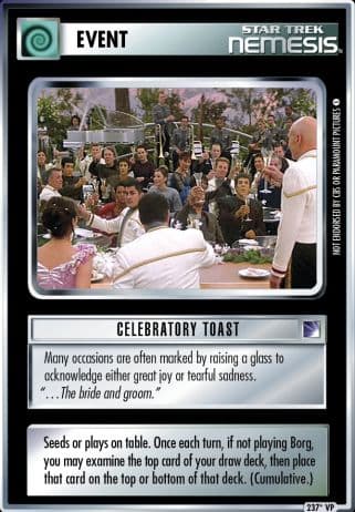 Celebratory Toast* *VP