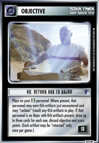 HQ: Return Orb to Bajor *VP