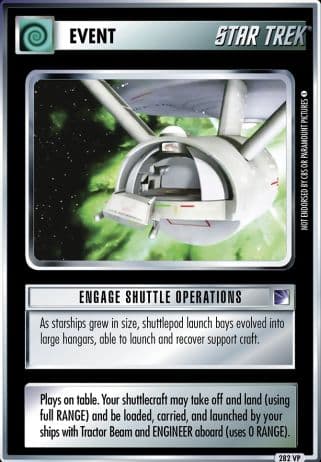 Engage Shuttle Operations *VP