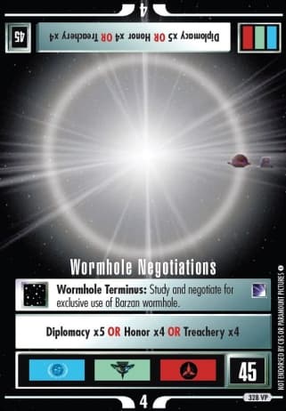 Wormhole Negotiations *VP