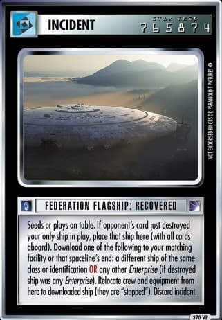 Federation Flagship: Recovered* *VP