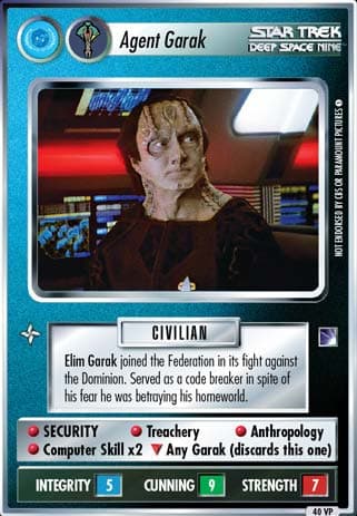 Agent Garak *VP