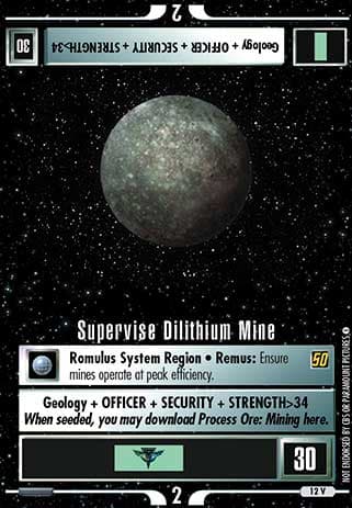 Supervise Dilithium Mine