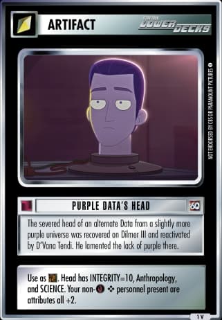 Purple Data's Head