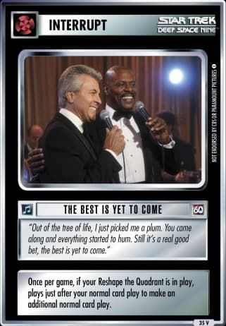 The Best is Yet to Come