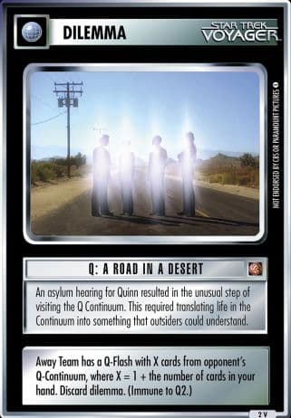 Q: A Road in a Desert
