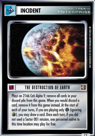 The Destruction of Earth