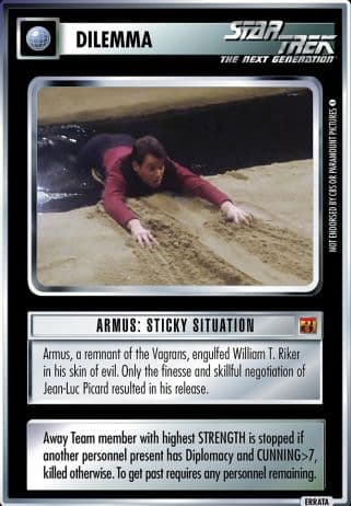 Armus: Sticky Situation