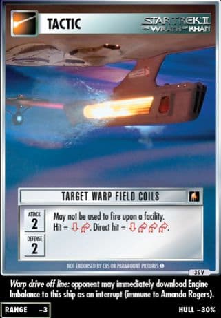 Target Warp Field Coils