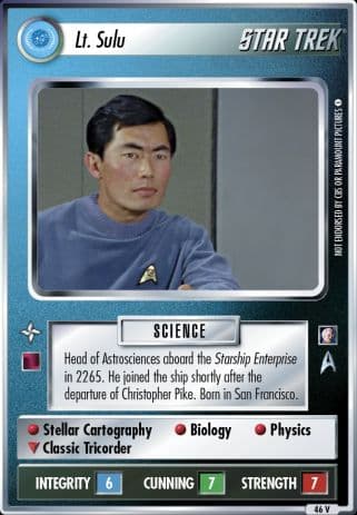 Lt. Sulu (The Cage)