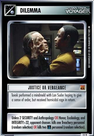 Justice or Vengeance