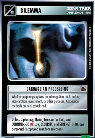 Cardassian Processing