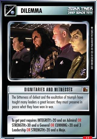 Dignitaries and Witnesses