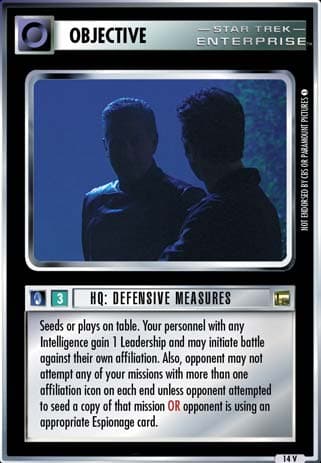 HQ: Defensive Measures