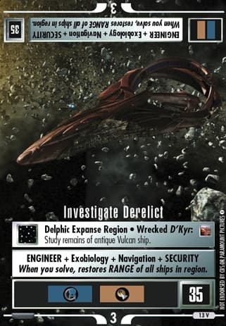 Investigate Derelict 2E (In A Mirror Darkly)