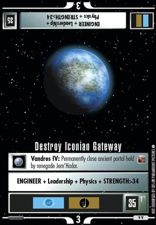 Destroy Iconian Gateway 2E (Call to Arms)
