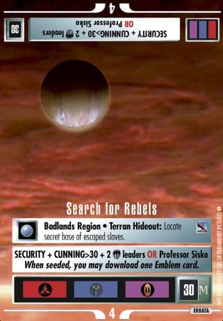 Search for Rebels