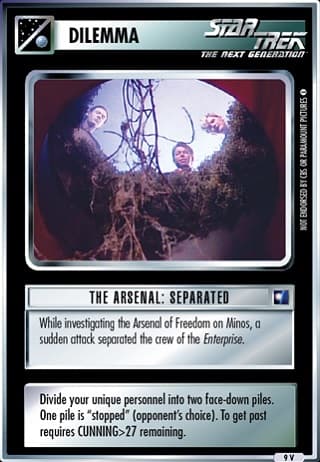 The Arsenal: Separated