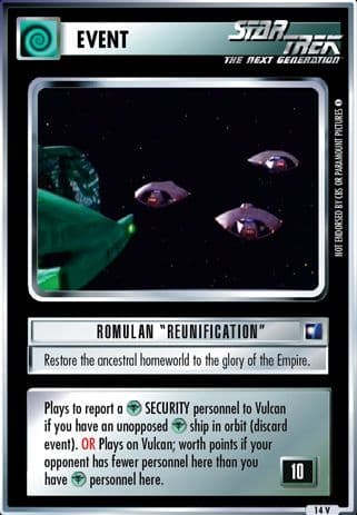 Romulan "Reunification"