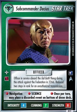 Subcommander Decius