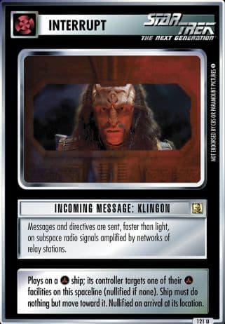 Incoming Message: Klingon (Premiere Remastered)