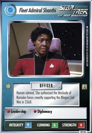 Fleet Admiral Shanthi (Premiere Remastered)