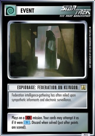 Espionage: Federation on Klingon (Premiere Remastered)
