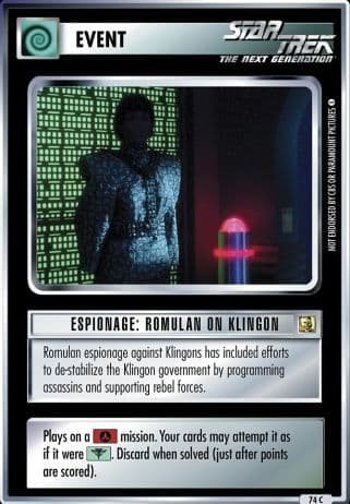 Espionage: Romulan on Klingon (Premiere Remastered)