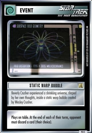 Static Warp Bubble (Premiere Remastered)