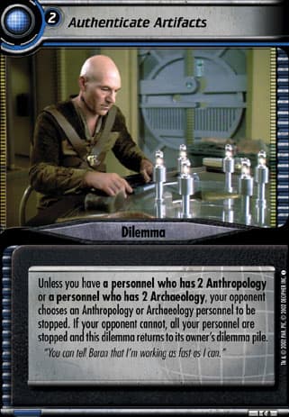 Authenticate Artifacts 2E