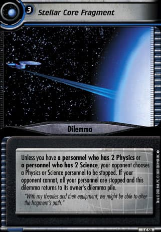 Stellar Core Fragment 2E