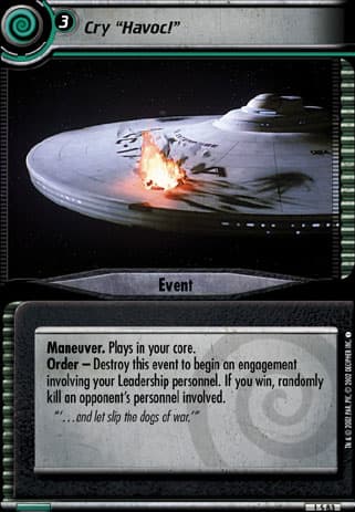 Cry "Havoc!" 2E