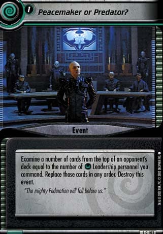 Peacemaker or Predator? 2E