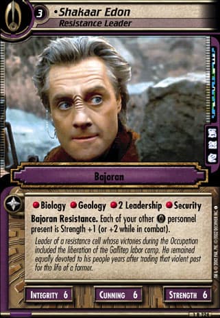 Shakaar Edon 2E (Resistance Leader)