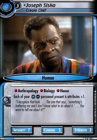 Joseph Sisko 2E (Creole Chef)