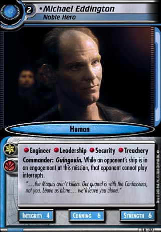 Michael Eddington 2E (Noble Hero)