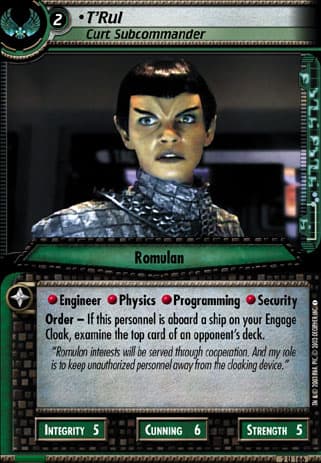 T'Rul 2E (Curt Subcommander)