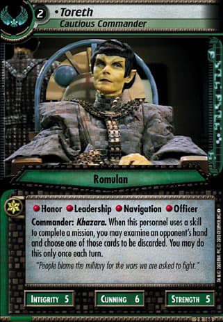 Toreth 2E (Cautious Commander)