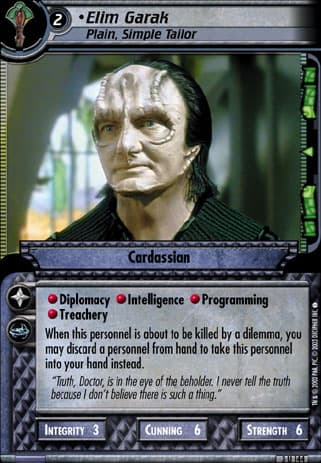 Elim Garak 2E (Plain, Simple Tailor)