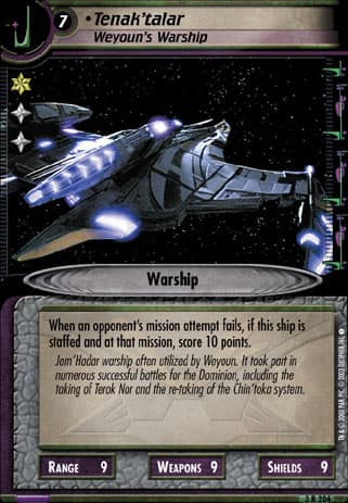 Tenak'talar 2E (Weyoun's Warship)