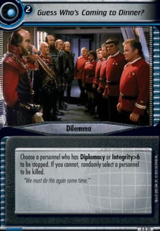Guess Who's Coming to Dinner? 2E (Promo Cards)