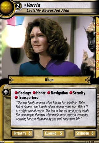 Varria 2E (Lavishly Rewarded Aide)